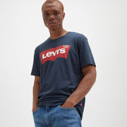 Men's Graphic Set-in Neck T-shirt - Blue