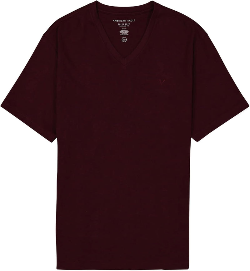 American Eagle Mens Super Soft Basic Icon V-Neck T-Shirt T-Shirt (pack of 1)