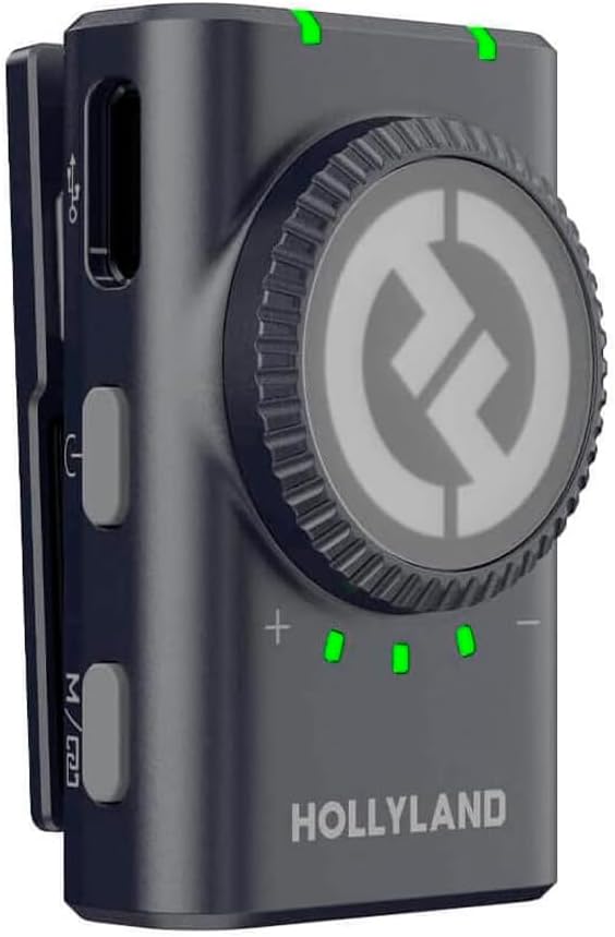 Hollyland Lark M2 Combo Wireless Lapel Lightning, Ios Black