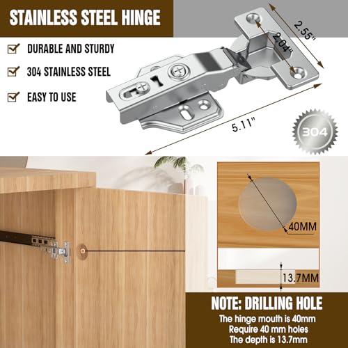 Suemisi Pocket and Pivot Door Slides, Pivot Hinges Hardware, Cabinet Kit Fit for Inset and Cabinet Door, Disappearing and Hidden The Slides and The Hinges (Black, 22 inch 4PCS)