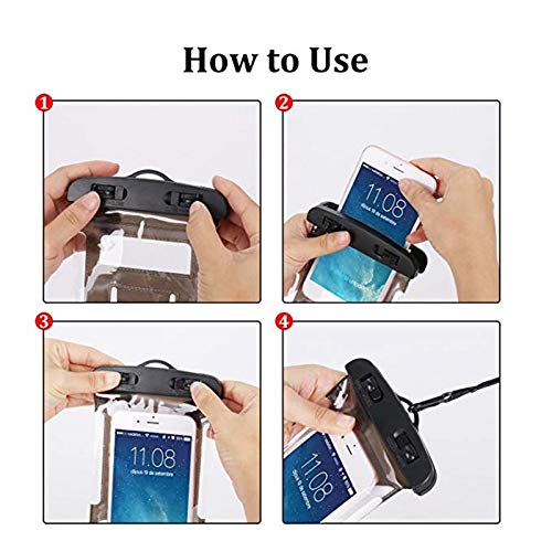 Fitto Universal Waterproof Phone Dry Bag Case ??Swimming, Underwater Mobile Phone Holder Cover, IPX8 Aqua Protection for Smartphones & Accessories