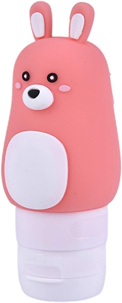 Cute Portable Silicone Travel Case Refillable Bottle Organizer Storage Bottle 50/70ml zhengpingpai (Color : 70ml as pic)