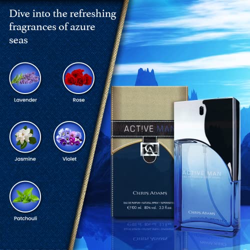 Chris Adams Perfumes Active Man Eau De Perfume, 100 ml