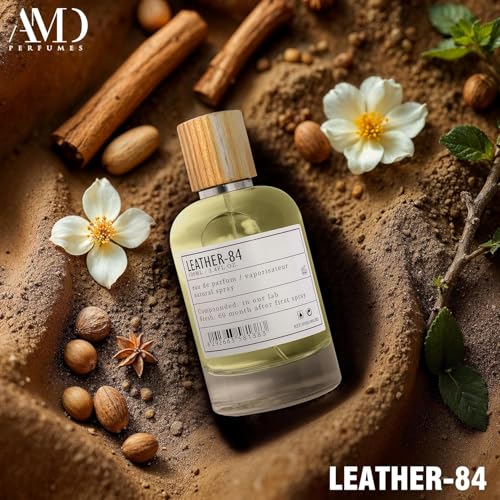 ARO FAC By AMD Perfumes Leather 84 Classic Perfume for Men - Long Lasting Men's Fragrances with Blend of Grapefruit and Jasmine Eau de Parfum EDP 100ml