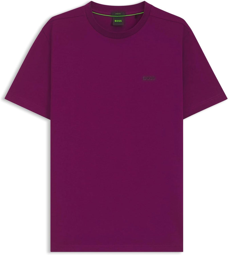 Men's Tee Curved Jersey T-Shirts - 674bright pink