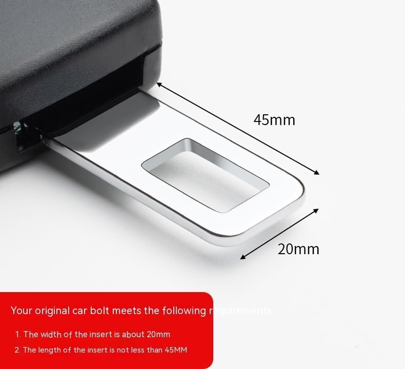 mubec Car interior - Car Safety Belt Extender Seat, belts Extender Pregnant Woman Children Fat Car Seat, belts Padding Extension Buckle Plug Buckle Seat,belts Clip Car Accessories