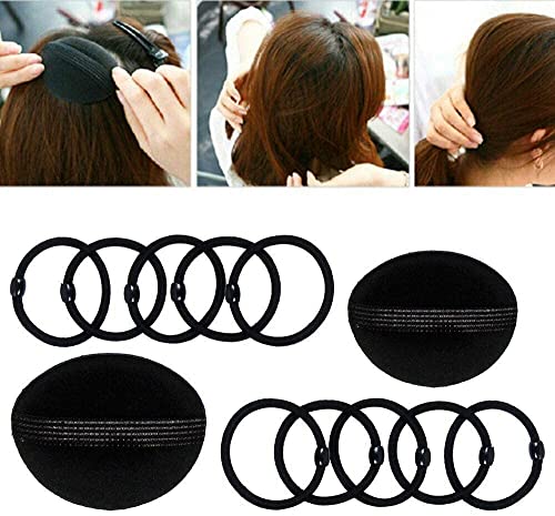 Premify 60 Pcs Hair Braiding Tools, 17 Styles Hair Design Styling Tools Accessories Set DIY Hair Accessories Hair Modeling Tools For Women Hairdresser Kits Set Donut Bun Ponytail Maker