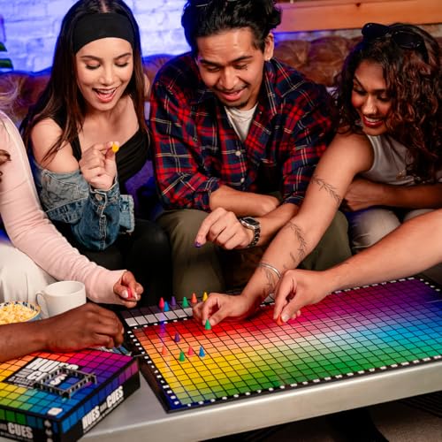 USAopoly Hues and Cues: Multicolor Party Board Game for 3 to 10 Players, Ages 9+