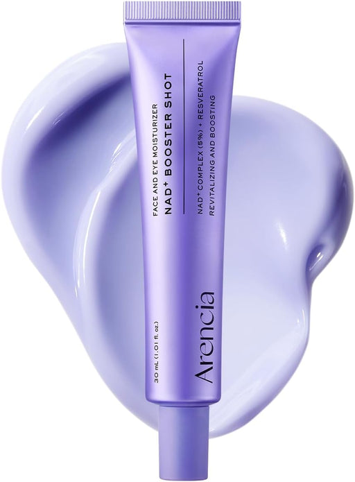 NAD+ Serum Booster Shot with 5% NAD+ Complex & Resveratrol, Hydration & Barrier Support, 30 mL / 1.01 fl. oz.