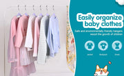 Red Dot Gift® 30-Pack Beige Velvet Kids Hangers - ( 35cm / 14 Inch )Premium Childrens Hangers for Closet, Ultra Thin Cute Hangers Kids Clothes Hanger,Small Hangers for Kids Clothes (Beige, 30)