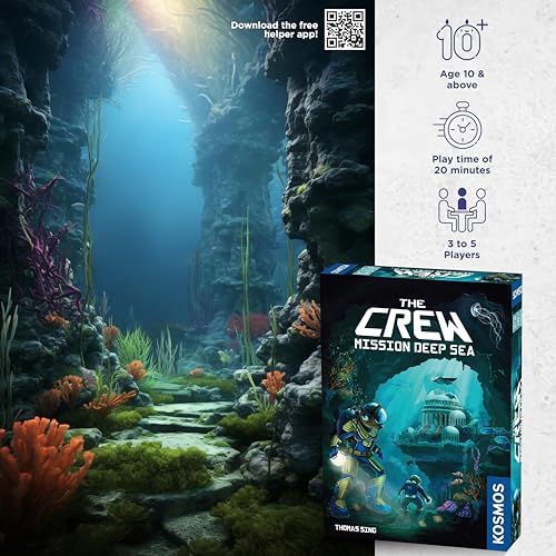 Thames & Kosmos The Crew: Mission Deep Sea - Black - One Size - 2021 - Card Game - Age 12+