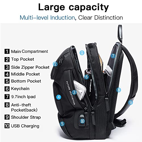 BANGE Sling Bag, Waterproof Men's Chest Bag Shoulder bags Crossbody Sling Backpack for Menâ€¦â€¦