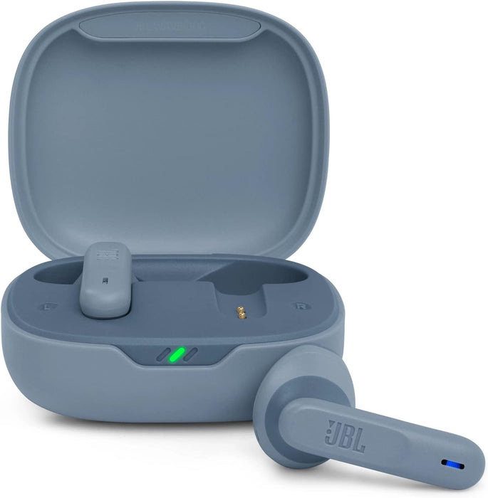 JBL Wave 300TWS True Wireless Earbuds, Deep Bass Sound, 26H Battery, Open-Ear Comfortable Fit, Hands-Free Stereo Call, Dual Connect, Rain Resistant, Voice Assist, Touch Control - Black, JBLW300TWSBLK