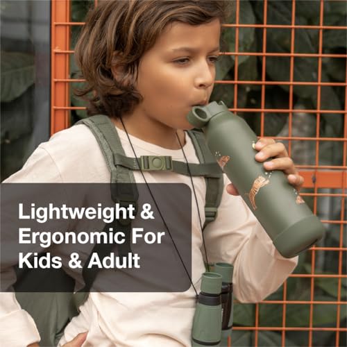 Stainless Steel 350ml Water Bottle loved by kids, Vehicles Print, Sturdy & Seamless, A Favorite for School Days & Adventures