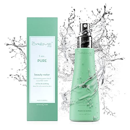 The Crème Shop Beauty Water Face Mist Spray. Oil-Free Moisturizer. MakEUp Setting & Primer. For Normal Oily Dry Sensitive Skin. 120Ml