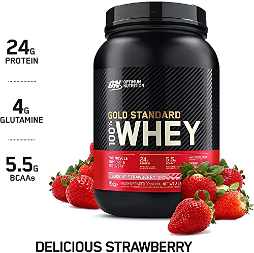 Optimum Nutrition, Gold Standard, 100% Isolate, Strawberry Cream, 720 G