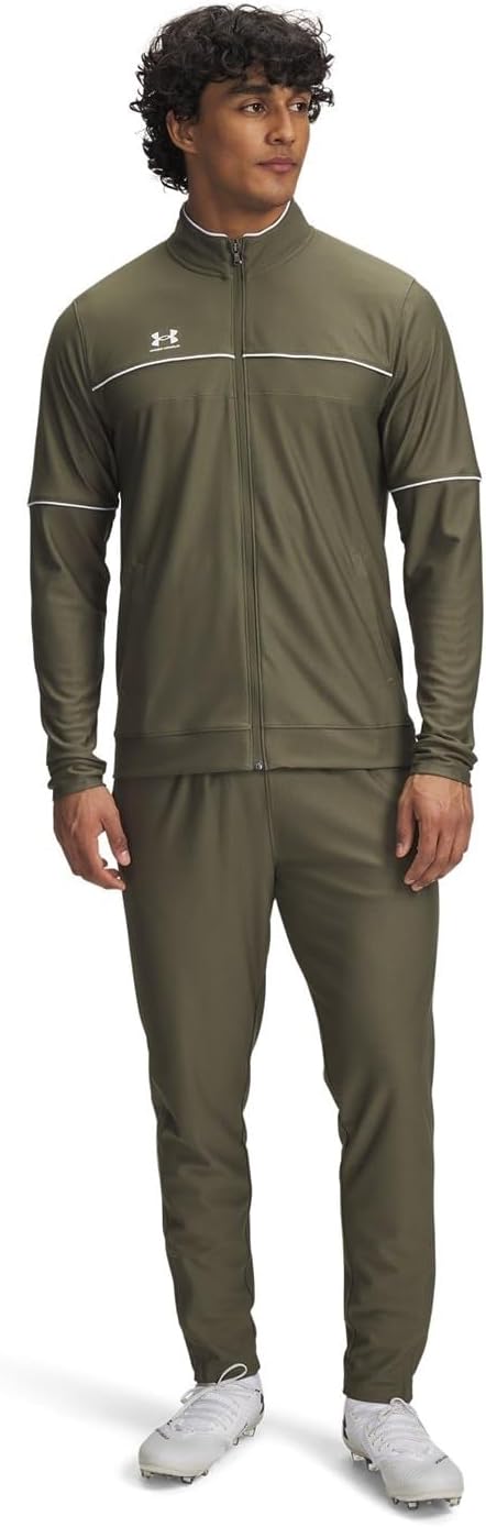 Men's Ua M Challenger Tracksuit Track Suit (pack of 1) - Marine Od Green / / White