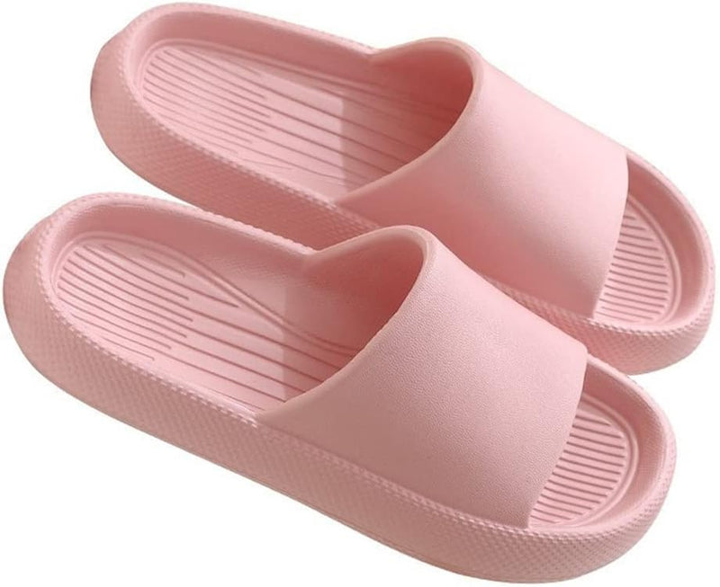 AioTio Women's Slippers Non-slip Household, Home Slippers for Men,Bath Couple Thick Sole Slippers, Summer Simple Style