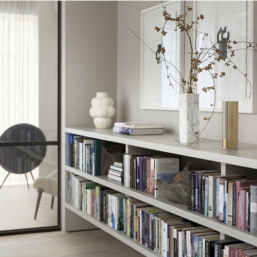 Bang & Olufsen 1273701 One Size Beosound Emerge Wireless Bookshelf Wi-Fi Speaker, Gold Tone/Light Oak Tone