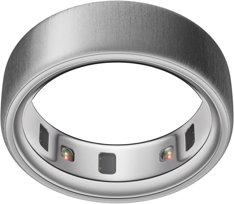 Oura Ring 4 Smart Ring Size First with Oura Ring 4 Sizing Kit Sleep Tracking Wearable - Heart Rate - Fitness Tracker - Up to 8 Days Battery Life - Brushed Silver 10