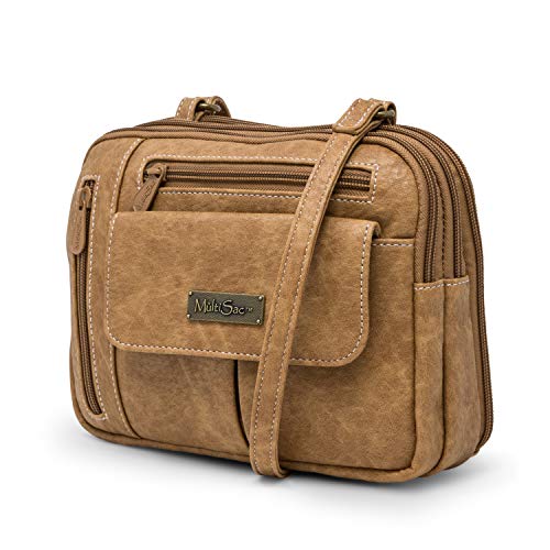 MultiSac Zippy Triple Compartment Crossbody Bag