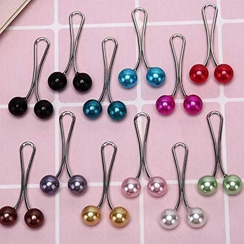 Sanbo Women's Hijab Clip Pins - 12 Pieces, Multi