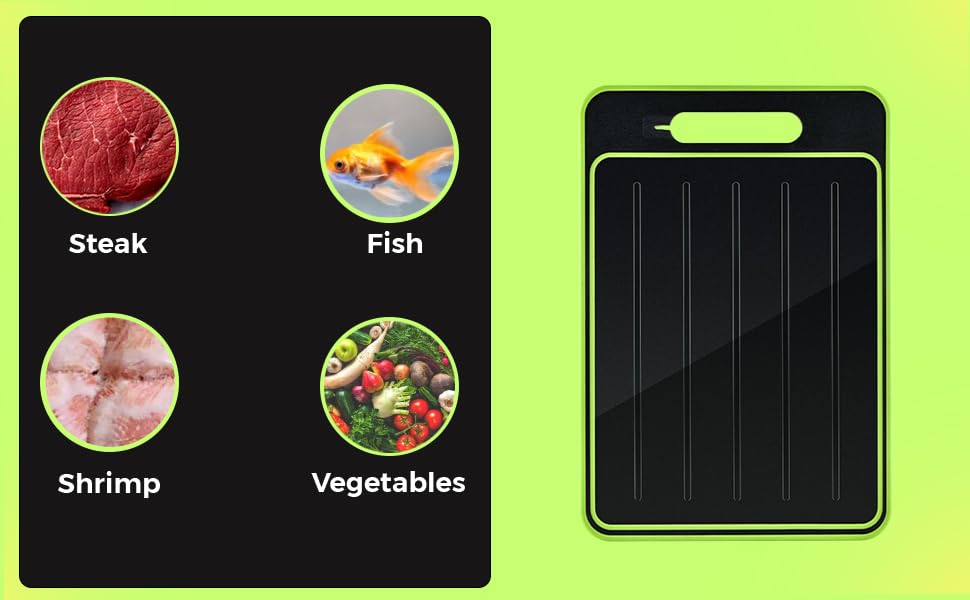 4-in-1 Multipurpose Double-Sided chopping & cutting board with Defrosting Tray, Grater & Knife Sharpener (31.1 x 21 cm).