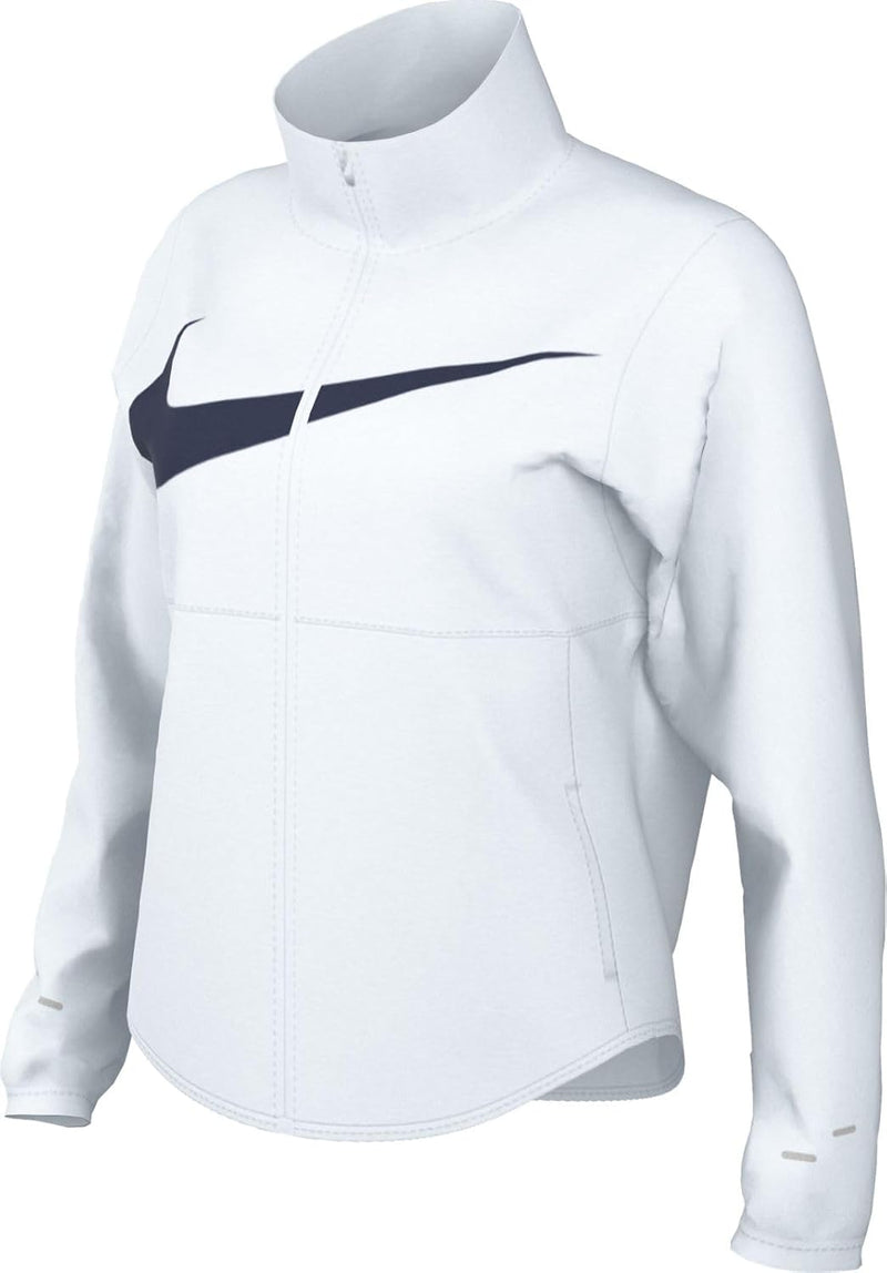 Womens Tempo Swoosh Dri-FIT JACKETS (pack of 1) - WHITE/(MIDNIGHT NAVY)