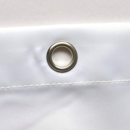 HUOLEO Fabric Shower Curtain, Polyester Waterproof Bathroom Curtain with Hooks Machine Washable Easy Care for Bathroom Bathtub-200X200cm(79X79in)