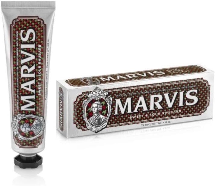Marvis Sweet & Sour Rhubarb Toothpaste, Rhubarb, 75 milliliters
