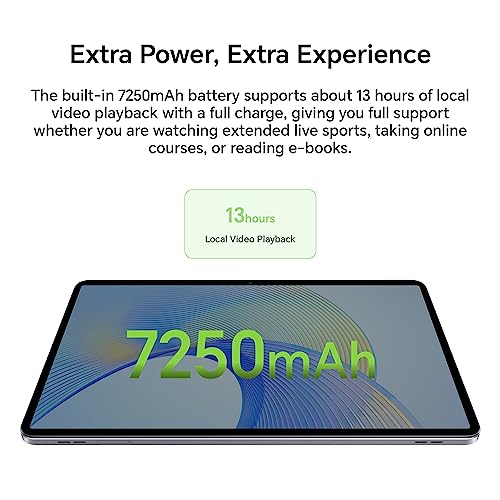 HONOR Pad X9, 11.5-inch Wi-Fi Tablet, 4GB흯, 120Hz 2K Fullview Display, 6 Speakers, Android 13, Space Grey