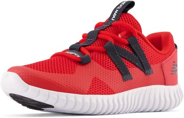 New Balance Kids’ Playgruv V2 Bungee, True Red/Phantom, 2 Infant