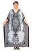 Women’s Long Floral Printed Caftan Maxi Tunic For Beach House Casual Wear