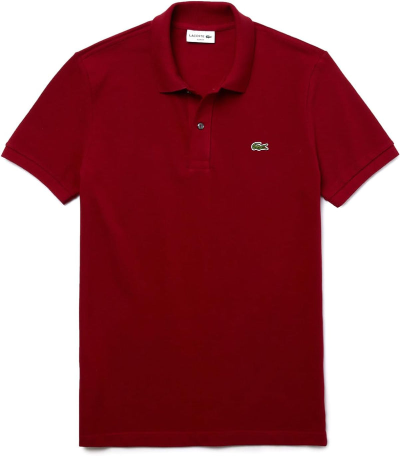 Mens Classic L1212 Polo Shirt - Red (Bordeaux)