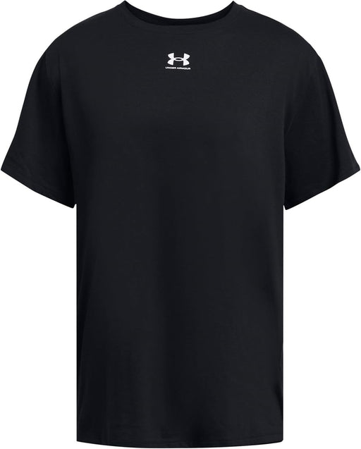 womens Essential Oversize Short Sleeve T-shirt T-shirt - Black