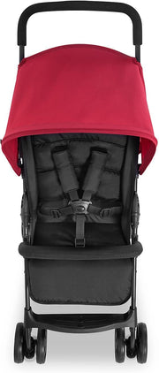 Hauck Sport Pushchair, Red - Super Lightweight Travel Stroller (only 5.9kg), Compact & Foldable, Lay Flat, with Raincover - Red