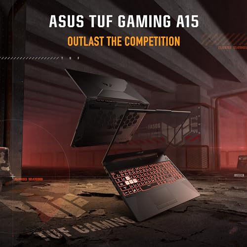 ASUS TUF A15 FA506NC-HN005 AMD Ryzen R5-7535HS/8GB RAM/512GB SSD/NVIDIA GeForce RTX 3050 4GB/15.6 FHD(1920x1080) 144Hz/Windows 11 Home/1-Zone RGB - Graphite Black