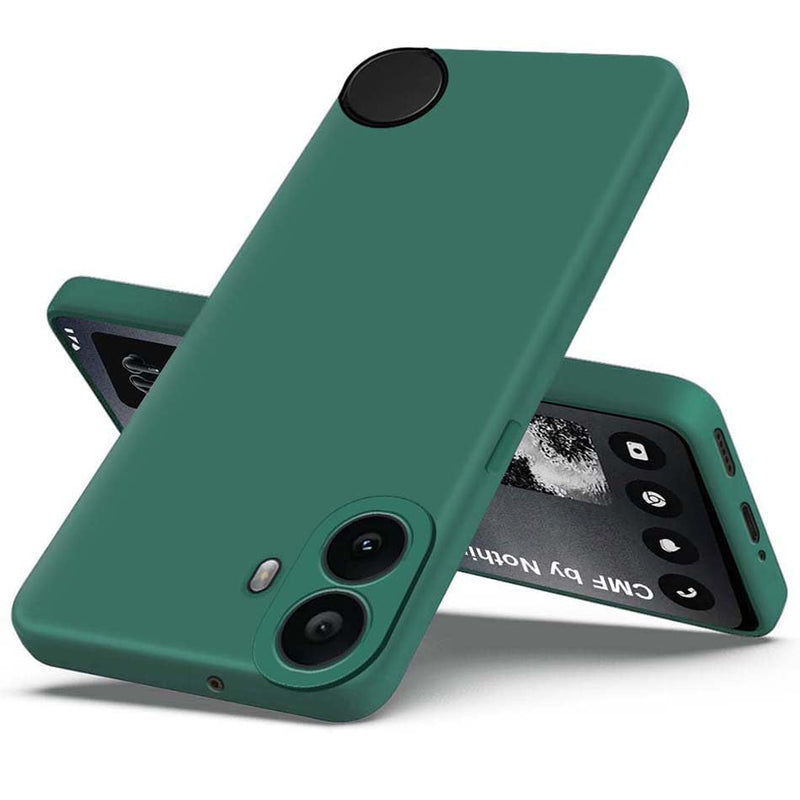 Case for Nothing CMF Phone 1 Cover, Matte Surface Soft Cases [Ultra Thin] [Scratch-Resistant] TPU Protective Case Soft Mobile Phone Case for Nothing CMF Phone 1 (Green)