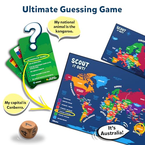 Skillmatics Board Game - Scout It Out, Guessing & Trivia Game for Families, Educational Toys, Card Games for Kids, Teens and Adults, Gifts for Boys and Girls Ages 7, 8, 9 and Up