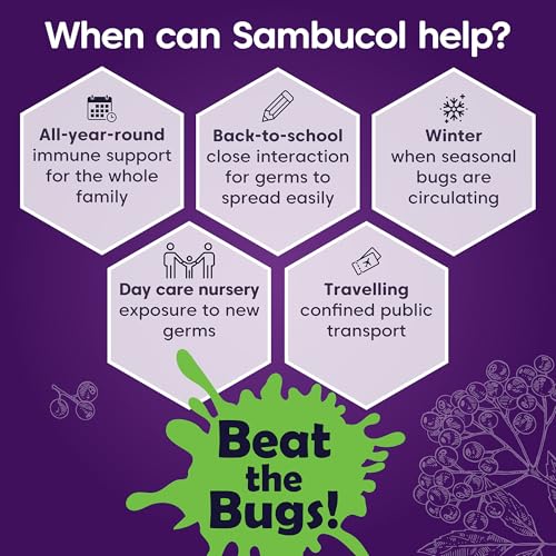Sambucol Immuno Forte Gummies with Vitamin C & Zinc | Adult Immune Support Supplement | 30 Gummies | Boost Immunity & Protect Against Flu & Illness