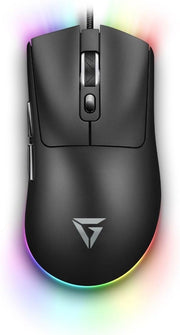 Alpha Pack 3-in-1 Gaming Bundle Keyboard, 65g Lightweight Mouse & Mousepad - Black