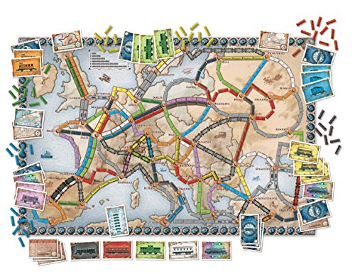 Ticket to Ride: Europe Days of Wonder Asmodee Boardgame Space (English/Arabic)