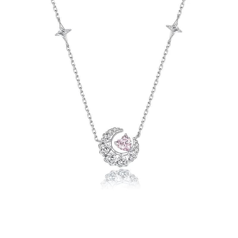 Swarovski Elements Crystal Rose Gold Plated gourd 925 Sterling Silver Necklace Gift Packing J.Rosée Fashion Jewelry