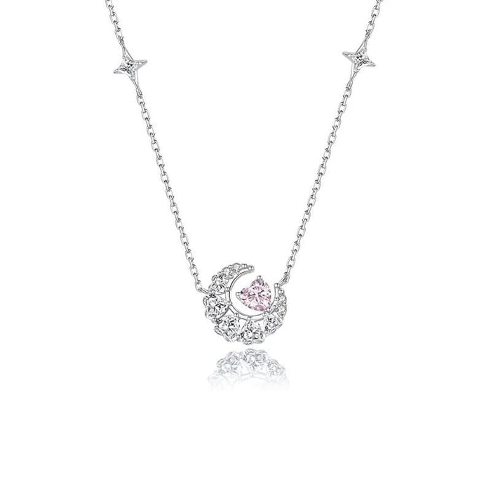 Swarovski Elements Crystal Rose Gold Plated gourd 925 Sterling Silver Necklace Gift Packing J.Rosée Fashion Jewelry
