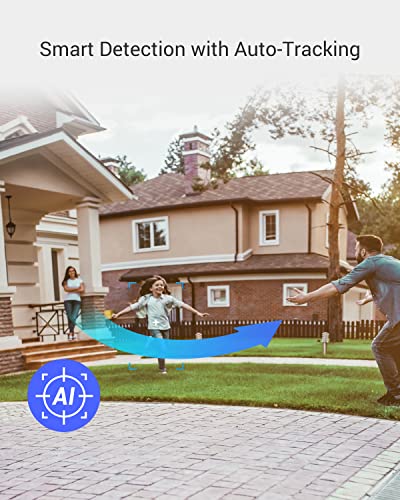 EZVIZ CB8 Security Camera, 2K Wifi Camera CCTV with Battery, Outdoor Wire-free IP Camera with Two-way Audio, Waterproof, PIR, Smart Human Motion Detection, 360° View, Work with Solar Panel & Alexa