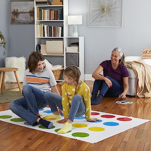 Goodern Twister Game,Twister Party Classic Board Game Team Twister Game for 2 or More Players,Twister Kids Game Floor Mat Game Funny Balance Games Pad with Spinner for Indoor Outdoor Game Party