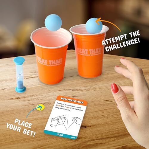 Gutter Games Beat That! - The Bonkers Battle of Wacky Challenges [Family Party for Kids & Adults], Multi-colored