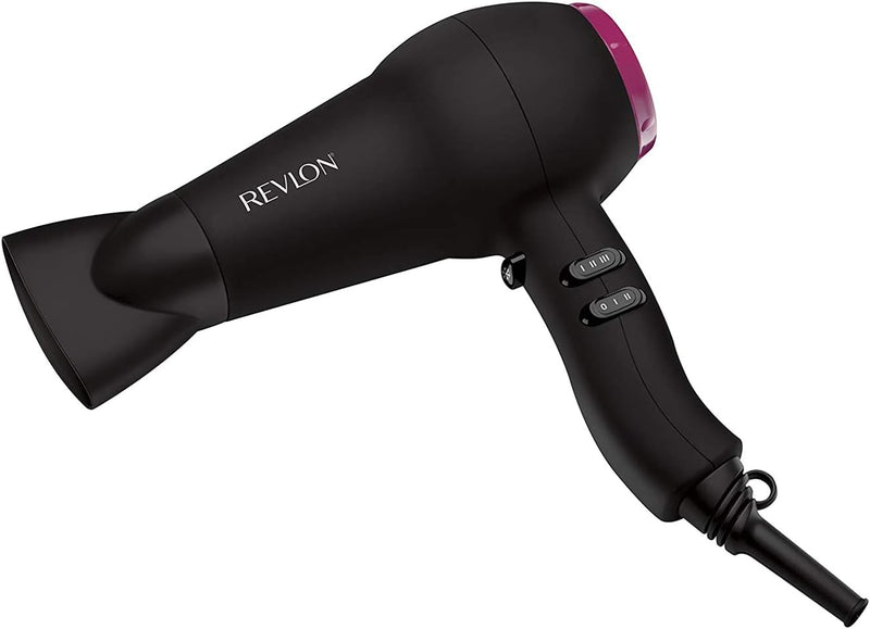 Revlon RVDR5305 Folding Travel Hair Dryer - Compact and Light Weight - 1200 Watts - Black