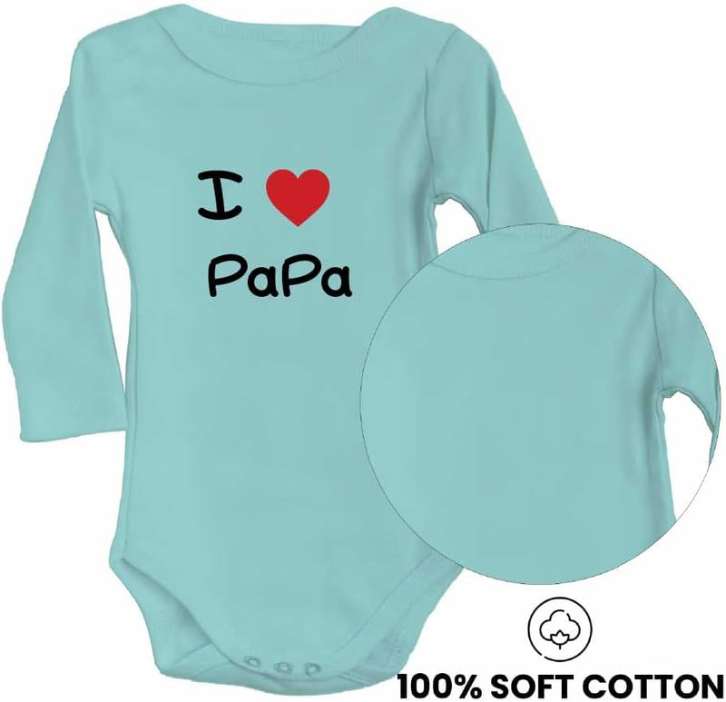 Pack of 2 Unisex Baby Romper with Mama and Papa Printed Design for Newborns,Infants, Toddlers Full Sleeve Jumpsuit Snap Closure for Easy Diaper Changes Ideal for Baby Shower