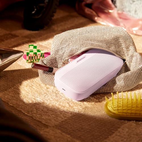 New Bose SoundLink Flex Portable Bluetooth Speaker (2nd Gen), Portable Outdoor Speaker with Hi-Fi Audio, Up to 12 Hours Battery Life, Waterproof and Dustproof, PETAL PINK